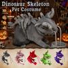 45/65CM Dinosaur Bone Pet Headgear Cool Cat Cosplay Headwear Halloween Pet Costume  Pet Supplies