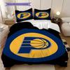 Indiana Pacers Basketball Spirit Three-piece set(1 * duvet cover + 2 * pillowcase, without core) Bedding set Christmas birthday gift