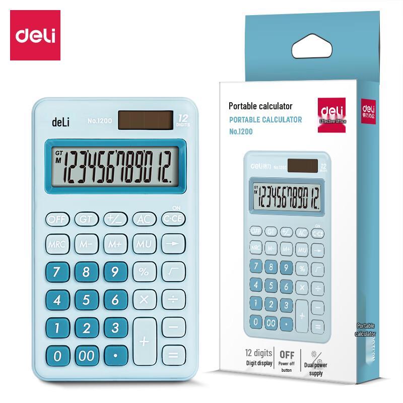 Deli Portable Calculator 1200