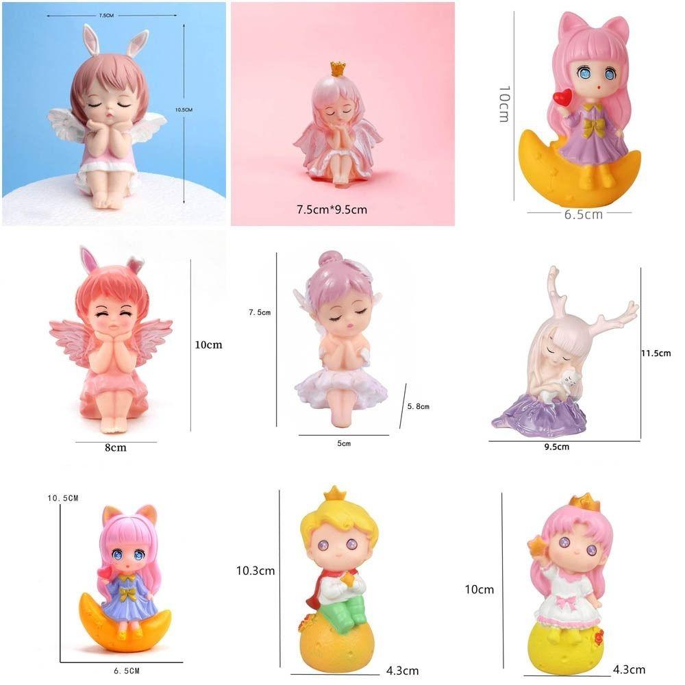 Event & Party PVC Anime Figure Cake Topper DIY Barking Angel Cake Topper Girl Cake Decorating Supplies Cake Decorate Home