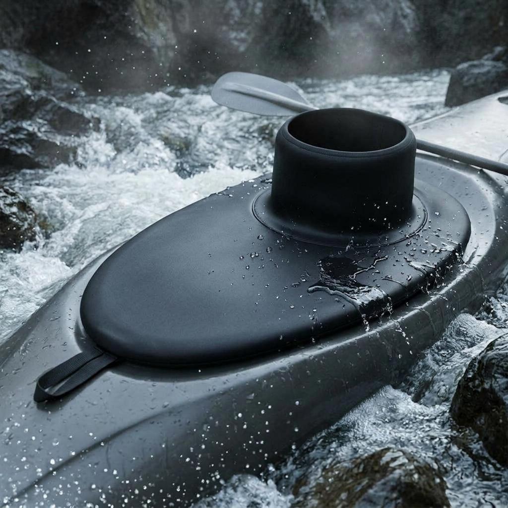 Юбка-спрей для каяка Передняя ручка для хвата Снаряжение для водных видов спорта Матовое покрытие