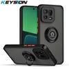 KEYSION Модный матовый чехол для Xiaomi 13 Pro 5G, прозрачный силиконовый + подставка для кольца из поликарбоната, противоударный чехол для телефона для Xiaomi Mi 13 Pro