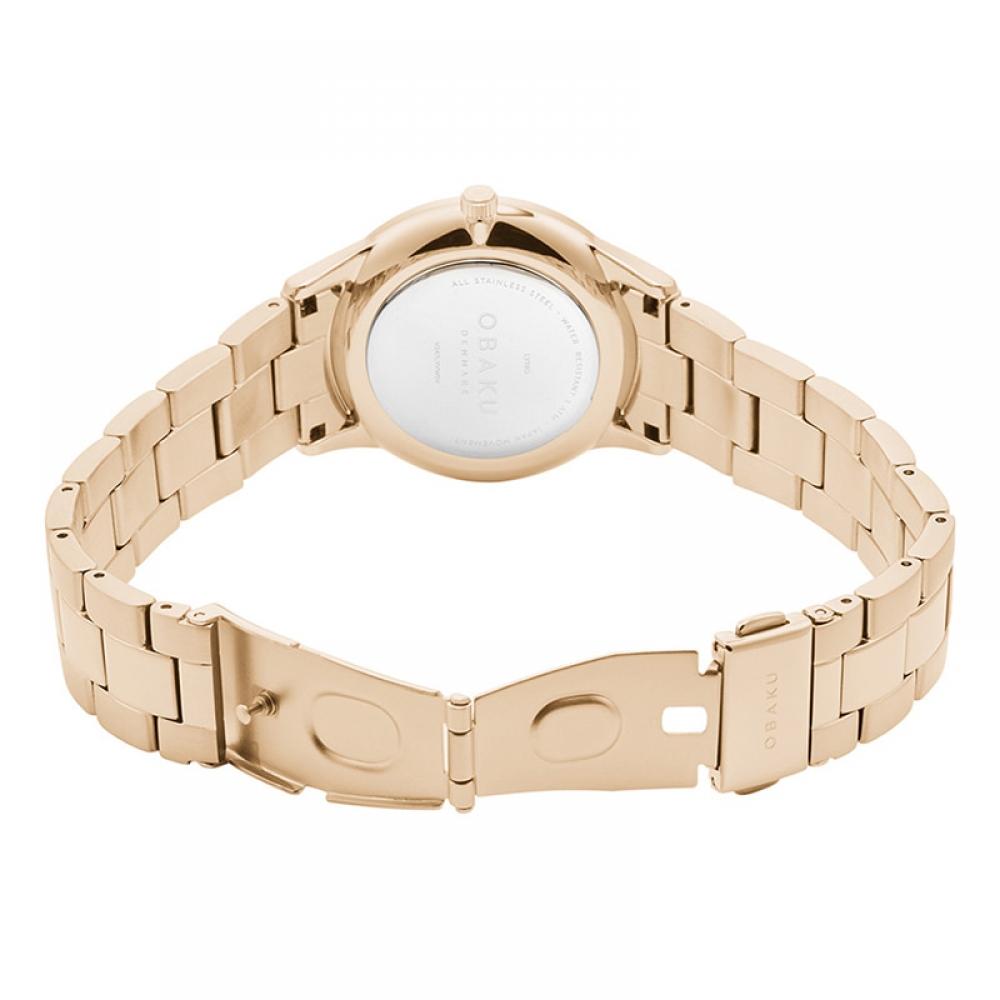 Officially Imported Genuine Obaku V247lxvwSv Lin Reel Mother Of Pearl Dial Women S Metal Watch