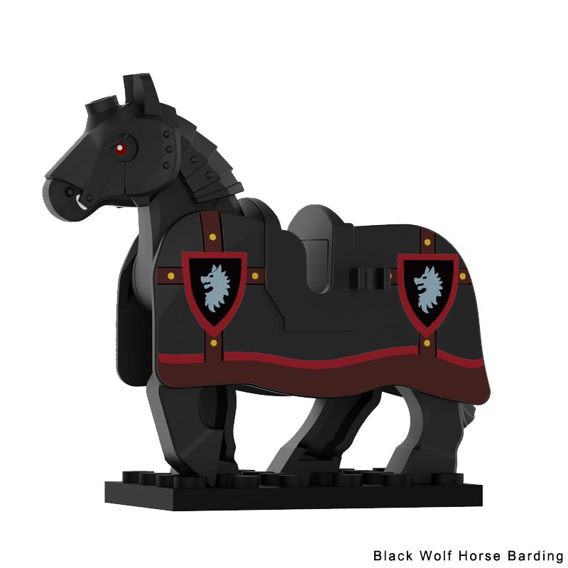 Средневековый Замок Солдат Фигурки Действия Строительные Блоки Дракон Аниме Рыцарь Аксессуар Боевой Конь Ополчение Шлем Щит Игрушка Подарок S015