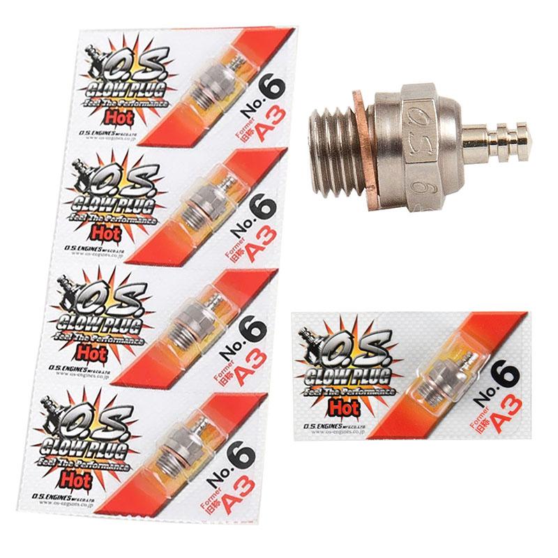 Rc Parts Glow Plug Os Former A3 No.6 #6 Стандартная свеча накаливания Spark для Rc Car