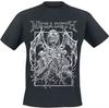 Megadeth Skeleton Demon Print Cotton T-shirt Men Women Dark Thrash Metal Band Gothic Line Art Unisex Short Sleeve Tee