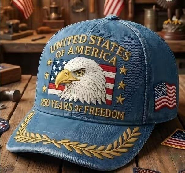 Новая Бейсболка D Цифровая Печать Логотипа Американская Кепка на Годовщину В Наличии