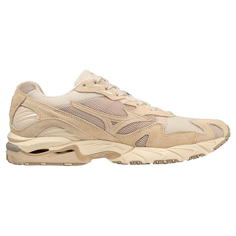Mizuno Кроссовки унисекс Wave Rider 10 Desert Meditations кремово-бежевые с корнем имбиря D1GA220601