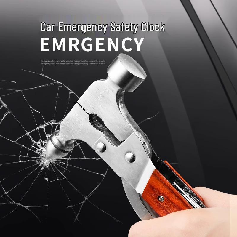 Multifunctional Car Safety Hammer: Emergency Glass Breaker & Escape Tool