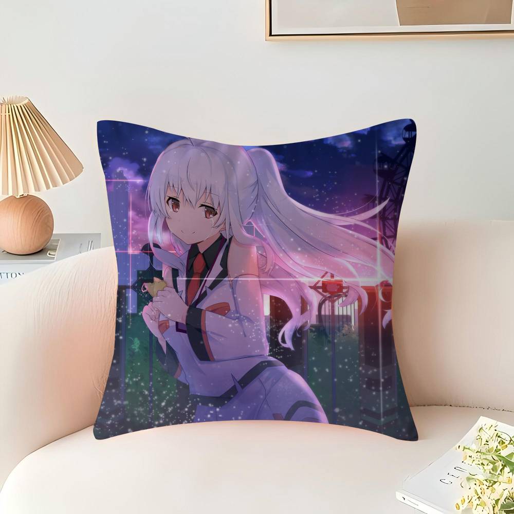 Аниме P-Plastic Memories Наволочка для подушки Подушка Чехол на подушку Гостиная Диван Домашний декор Индивидуальный
