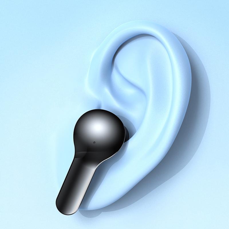 Bluetooth Headset Transparent Shell Creative Touch Number Shows Wireless TWS Bluetooth Headset