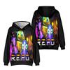 Унисекс REPO Hoodie Толстовка Графический принт Уличная одежда Толстовки для пар Мужчины Женщины