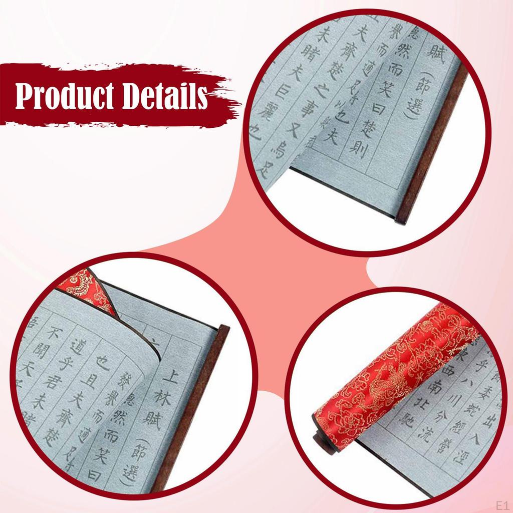 Свиток для письма водой, Тетрадь для каллиграфии китайской кистью, Профессиональный коврик для рисования для