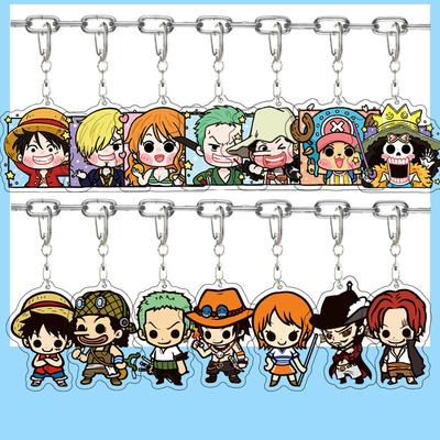 One Piece Луффи, Чоппер, Ло, Зоро, Эйс, Санджи, Сабо Акриловый брелок