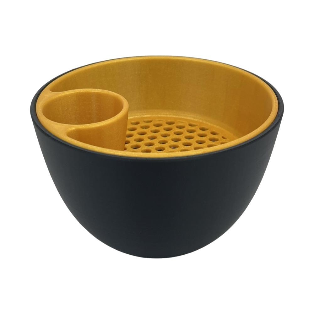 3D Printed Double Nut Bowl Round Berry Strainer Basket Practical Snack Serving Bowl Easy To Clean