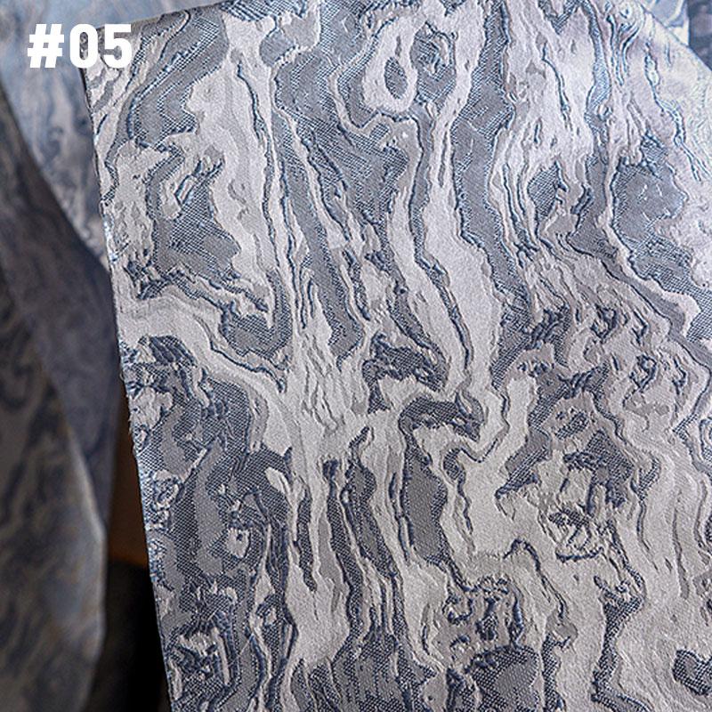 50*145см Волна Лава Плетение Жаккардовая Ткань Блестящая Глянцевая Тяжелая Вышивка Текстура Дизайнерская Ткань Для Шитья Пальто Куртки Брюк