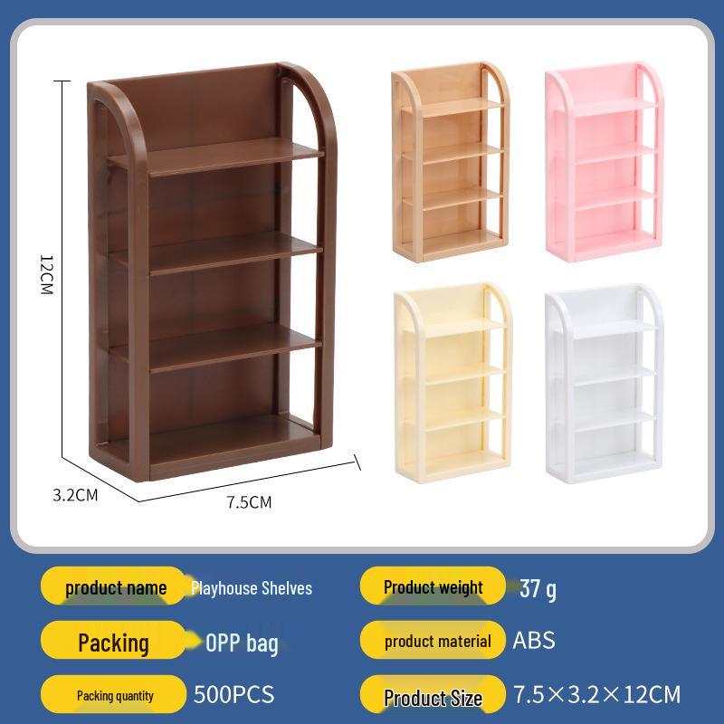 Миниатюрная полка для супермаркета, игрушка для кукольного домика – Снеки и напитки, ролевая игра, стеллаж для хранения