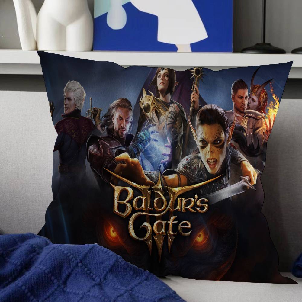 B-Baldurs Gate 3 наволочка чехол на диванную подушку домашний декор детская игрушка