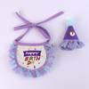 Pet Birthday Scarf Cute Delicate Lace Bib, Cat & Dog Birthday Party Celebration Prevent Saliva Towel