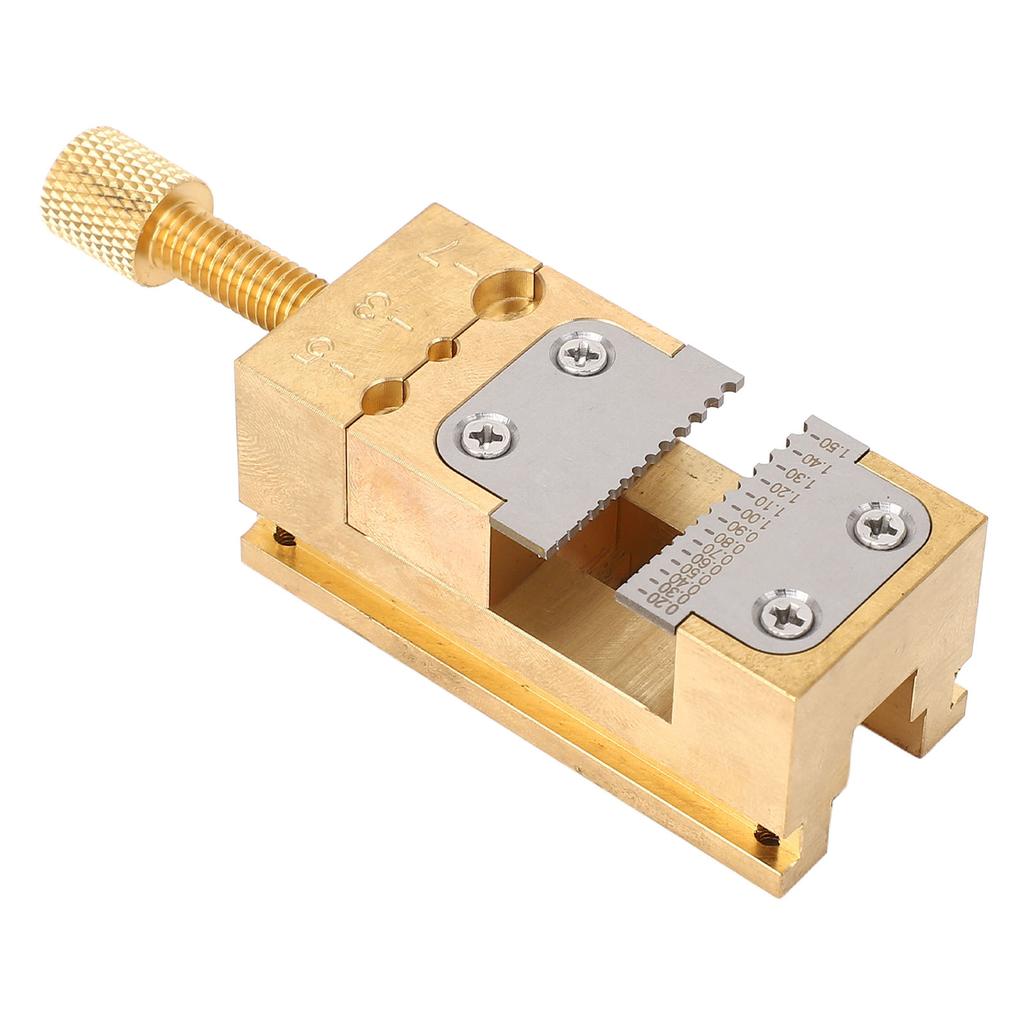 Watch Repair Vise Clamp for Jewelers Watchmaker Wheel Pointers Tube Clamp Home Metal Holder Tool 0.2 1.5mm Hole Dia