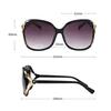 Женские солнцезащитные очки Camellia Net Red Sunglasses Large Frame Glasses