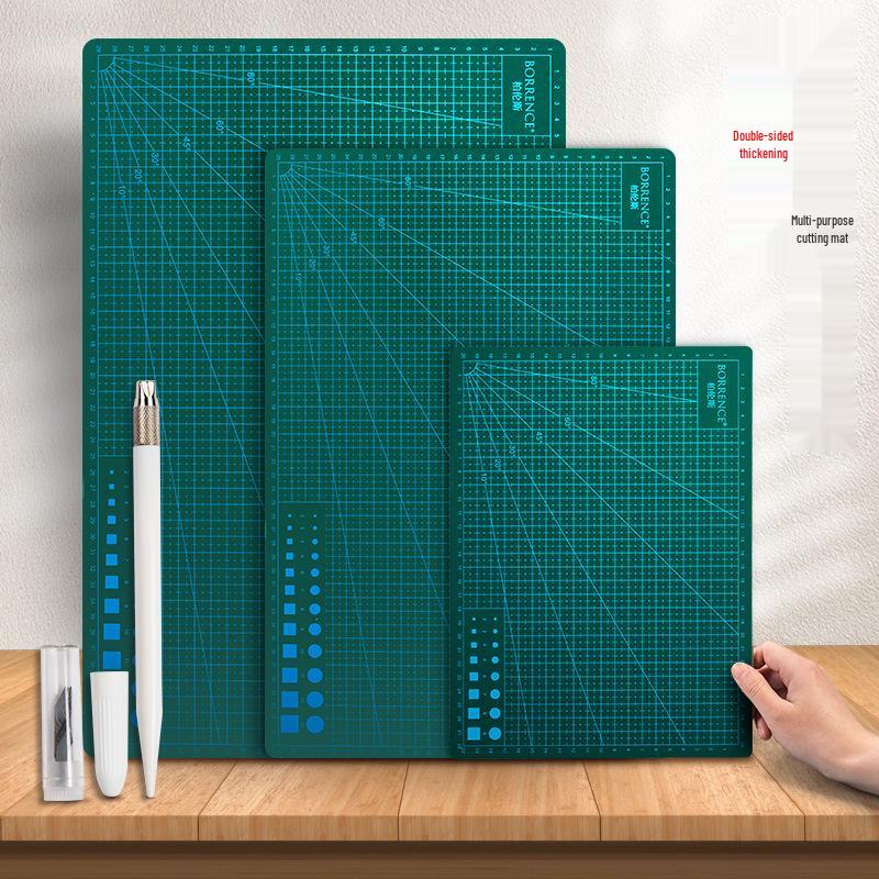 Большой режущий коврик формата А4 для рисования, рукоделия и DIY-проектов - Безопасный для детей, коврик для глины и рисования с защитой от порезов