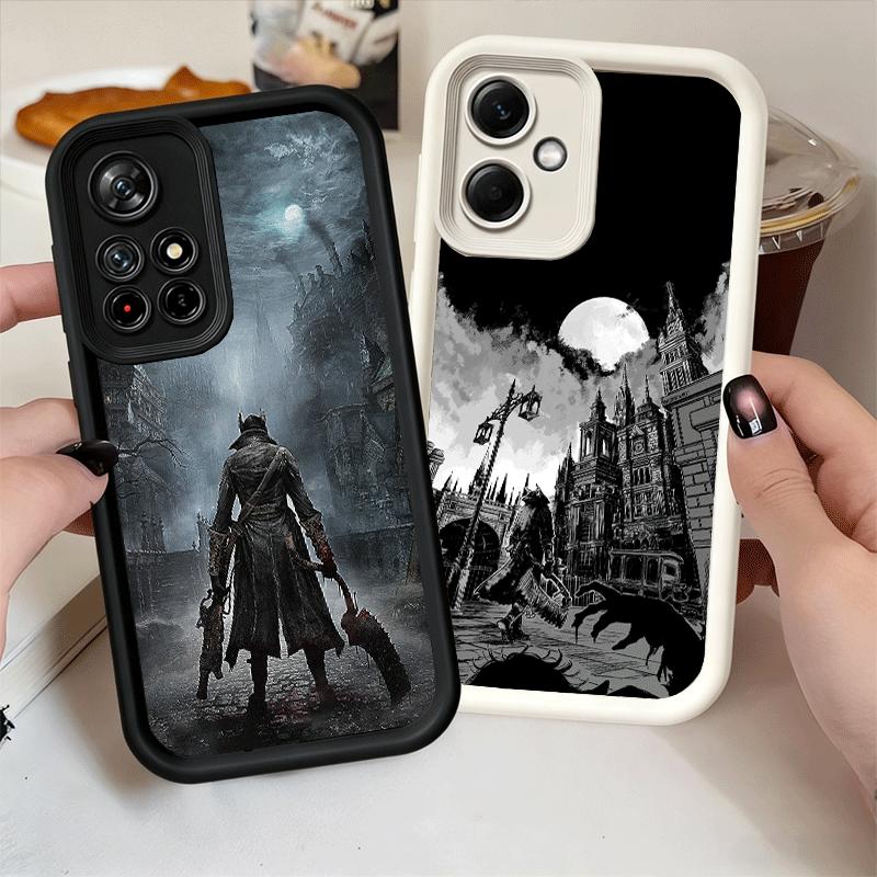 Чехол для телефона Xiaomi Redmi Note 15 14 13 Pro Plus B-Bloodborne Игровой корпус 12S 11 11S 11T 5G 14S Мягкий силикон Funda