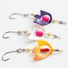 5 шт. 5 см/4 г вращающаяся блесна с крючком из твердого металла вращающаяся на 360 градусов блесна для ловли соленого пресноводного судака окуня аксессуары