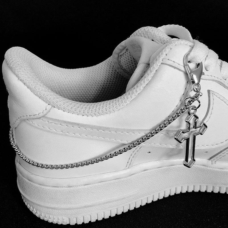 Двойной слой жемчуга сердце цепь пряжки для обуви украшения холст доска обувь аксессуары креативная мода простая обувь ювелирные изделия