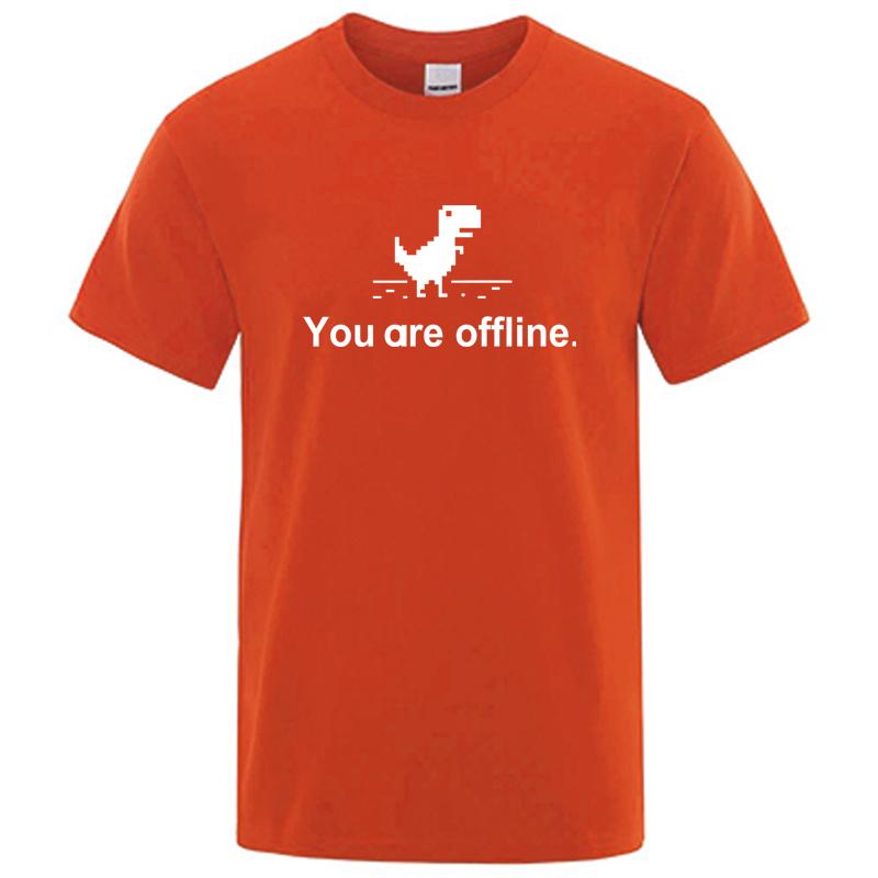 Summer Mens High Quality 100 Cotton Dinosaur Print T Shirt Loose Funny Oneck Men Tshirt Short Sleeve Tshirt Male Tee Shirts